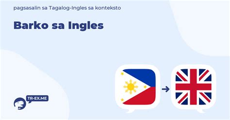 Nakatabinging barko in English with contextual examples.